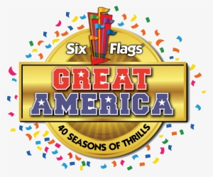 Six Flags Great America - Six Flags Great America Illinois Logos
