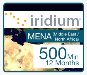 Iridium Prepaid Mena 500 Minutes - Satellite