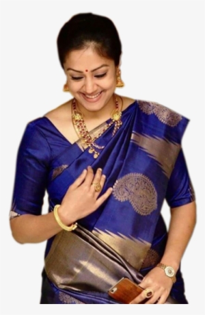 Blue Colored Soft Silk Printed Designer Sarees Sf135 - Jyothika In Pattu Saree