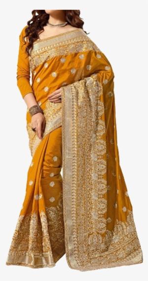 Vastrang Pure Silk Saree With Blouse - Silk