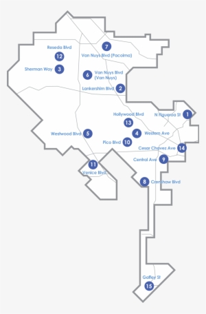 Great Streets Map - Los Angeles