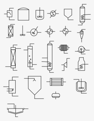 Small - Chemical Engineering Symbols Drawing