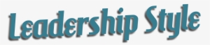 Leadership Style Png
