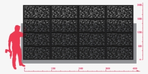 Orchard™ High Privacy Outdoor Decorative Screen - Millimetre