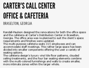 Carter's Call Center Office & Cafeteria Braselton, - Carter's Call Center Braselton Georgia