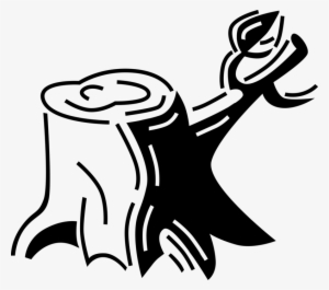 Vector Illustration Of Forestry And Logging Industry - Forestry