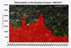 Deforestation In The Brazilian Amazon, 1988-2017 - Amazon Rainforest Satellite Monitoring