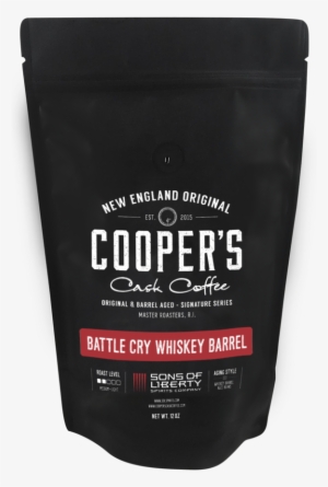 Battle Cry Rye Whiskey Barrel Aged Coffee Beans - Copper Coffee Whiskey