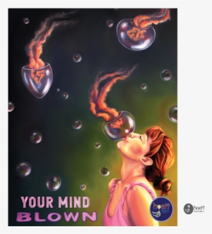 "your Mind Blown" Colorful, Fun Illustration And Design - Poster