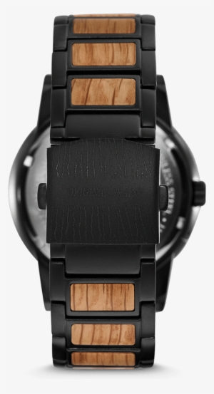 Whiskey Barrel Black 47mm - Original Grain Watches The Barrel
