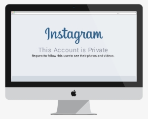 Privateinsta How Does It Work - Flat Imac Mockup Png