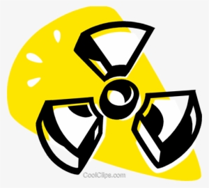 Radioactive Sign Royalty Free Vector Clip Art Illustration - Radiation Clip Art
