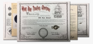 Certificate Of Authenticity Examples - Association