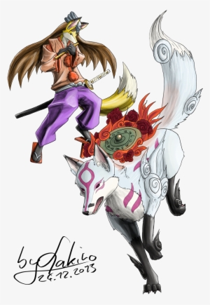 Ōkami Amaterasu And Waka - Amaterasu