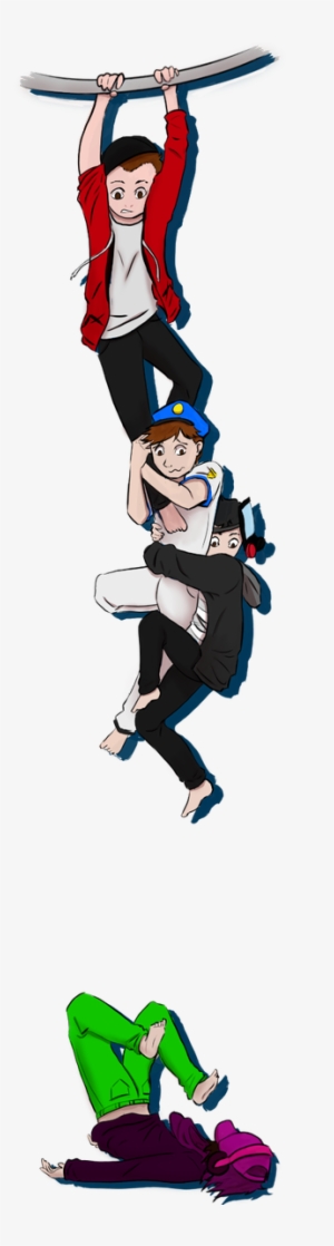 "and So Ends The Fun Human Fall Flat Series, Thanks - Cartoon