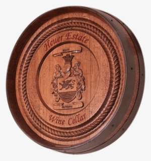 Coat Of Arms / Family Crest With Full Achievement - Coat Of Arms