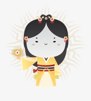 Amaterasu Appears To Be The Japanese Expression Of - Cartoon