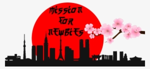 Tokyo Skyline Black And White