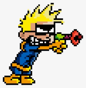 Just Finished First Of Many Sprites Ill Be Making Them - Perler Beads