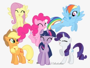 Mane 6 By Celestialess-d4mnlng - Rarity Is Best Pony