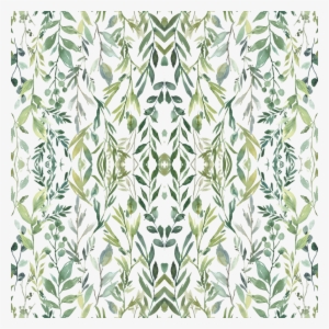 Watercolor Greenery Green Leaves Branches Bright Emerald - Watercolor Painting