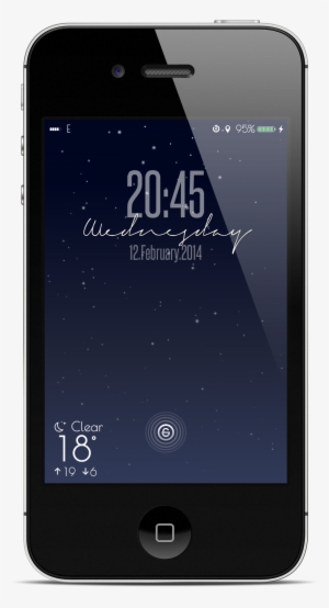 Where Can I Find This Lockscreen Icon The Handle Icon - Iphone With A Blank Screen