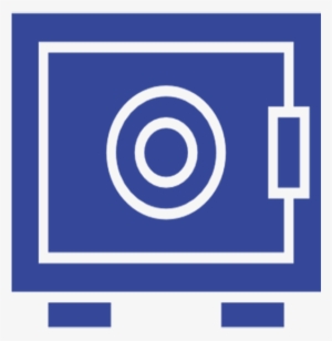 Safe Icon Blue - Icon