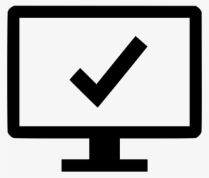 Checkmark Ok Good Approved Pc Monitor Safe Comments - View Youtube Icon Png
