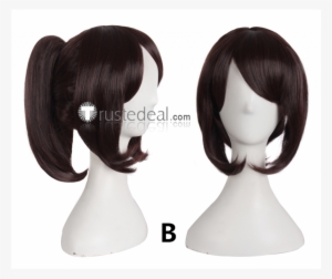 Dream Daddy Amanda Brown Ponytail Cosplay Wigs - Wig
