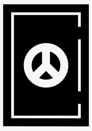 Door With Peace Sign Comments - Emblem