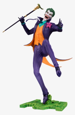 11" Dc Comics Statue The Joker - Dc Core Pvc