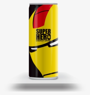 Energy Drink Clipart Flavoured - Super Hero Energy Drink