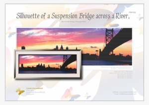 Prev - Panoramic Ben Franklin Bridge, Delaware River, Philadelphia,