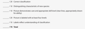 Kingdom Animalia Rubric - List Of Characteristics Describes Organisms Classified
