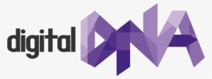 Digital Dna Purple And Monotone Landscape - Digital Dna Logo