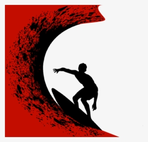 Black And White Person Surfing