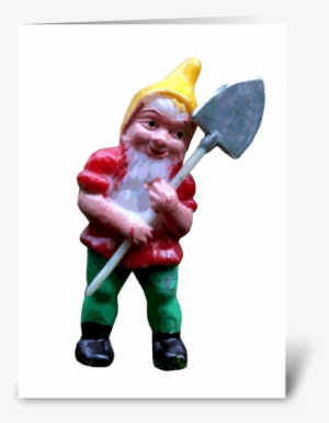 Groovy Garden Gnome Greeting Card - Garden Gnome