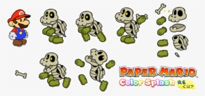 Prelude To The Recolored Paper Tale - Paper Mario Color Splash Dry Bones