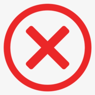 False, Error, Missing, Absent, X, Red, Cross, Letter - Time Icon Red Png