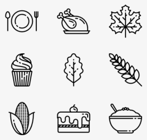 10 Thanksgiving Turkey Icons Free Images - Thanksgiving Line Icons