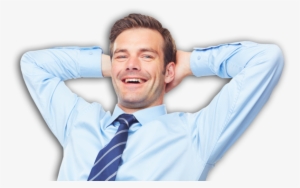 Inbound/outbound Call Centers Services - Man Relaxing Png