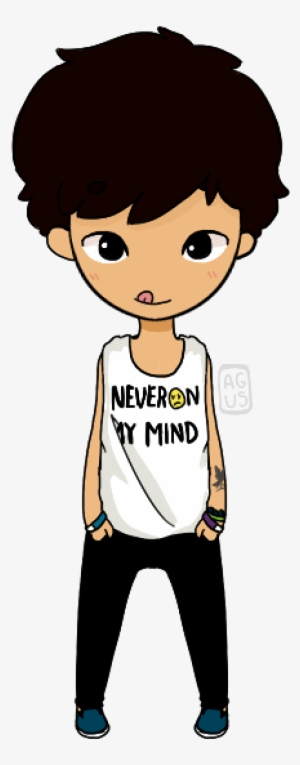 5sos Tumblr Wallpaper - Calum Hood Drawing Chibi