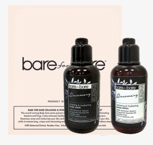 Bare For Bare Relaxing & Hydrating Rosemary Mini Body - Cosmetics