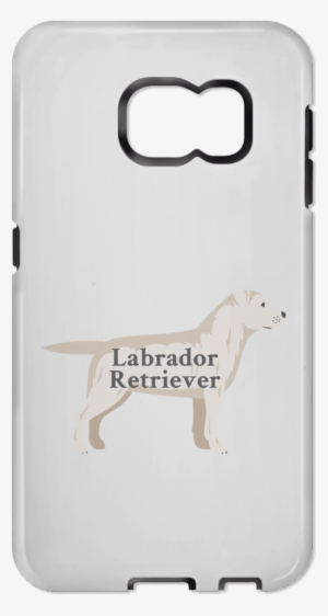 Labrador Retriever Illustration With Name Within Samsung - Iphone