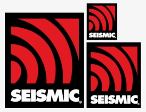 Logo Sticker Seismic “shock Wave” Design - Seismic
