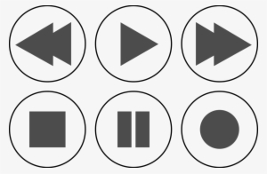 Windows Media Player Computer Icons User Interface - Rewind Play Fast Forward