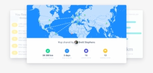 Get A Travel Map In Seconds And Share Your Stats With - World Map