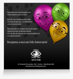 Aniversário É Uma Data Muito Especial E Por Isso Não - Smiley