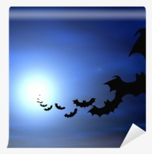 Halloween Background, Flying Bats Wall Mural • Pixers® - Halloween