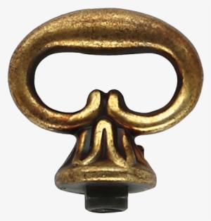 Key In Brown Windsor Antique - 1 In. X 1-1/8 In. Brown Windsor Antique Furniture Mock